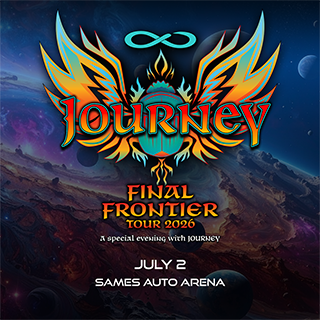 Journey 2026 promotional banner for Same's Auto Arena